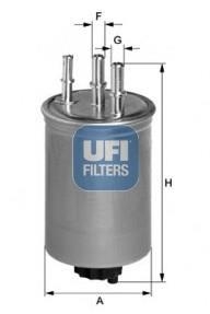 Фильтр топливный RENAULT LOGAN 1.5 DCI 07- (OE) (выр-во) UFI 24.116.00 (фото 1)