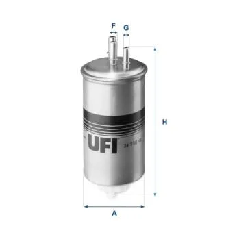 Фильтр топливный RENAULT LOGAN 1.5 DCI 07- (OE) (выр-во) UFI 24.116.00
