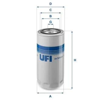 Паливний фільтр UFI 24.349.00