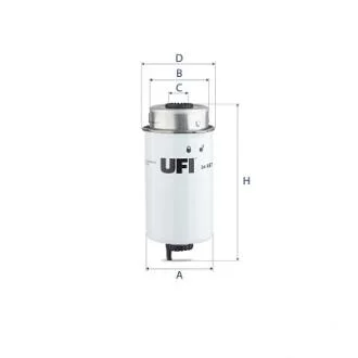 Топливный фильтр UFI 24.457.00