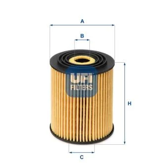 Фильтр масляный 1.4MPI 16V,1.6MPI 16V FIAT 500X 15-, Tipo 15-; JEEP Renegade 14-; MINI Cooper R50 00-06; CHRYSLER Neon 00-04, PT Cruiser 00-10 UFI 25.034.00