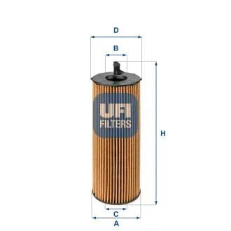 Масляный фильтр UFI 25.068.00