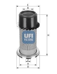 Фільтр повітря UFI 2729200