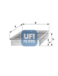 Фильтр воздушный UFI 30.040.00