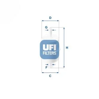 Топливный фильтр UFI 31.028.00