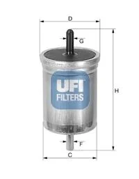 Паливний фільтр UFI 31.513.00