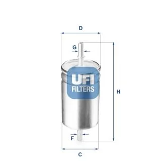 Паливний фільтр UFI 31.722.00