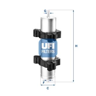 Топливный фильтр UFI 31.824.00