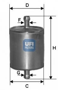 Топливный фильтр UFI 31.836.00 (фото 1)