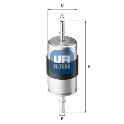 Фильтр топливный VOLVO various 16-(OE) (выр-во) UFI 31.944.00 (фото 1)
