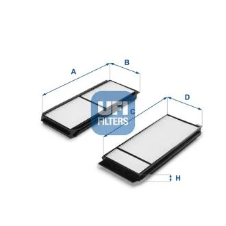 Фильтр салона UFI 53.120.00