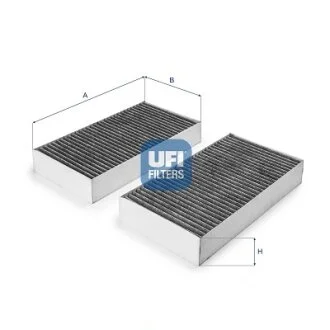 Фільтр салону вугільний UFI 54.394.00