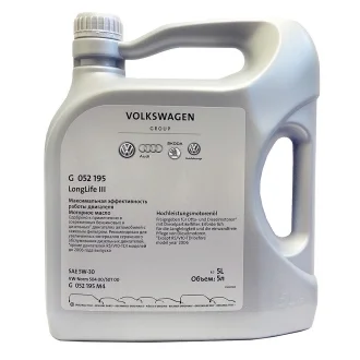 Олива моторна LongLife III 5W-30, 5л. 50400/50700 VAG G052195m4