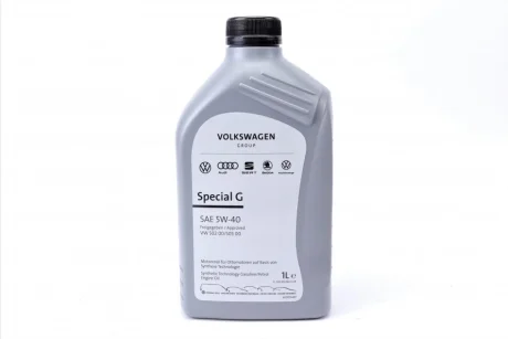 Масло 5W40 Special G (1L) VW502.00/505.00 VAG Gs55502m2