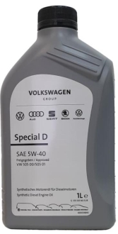 Олива моторна Special D SAE 5W40 (1 Liter) VAG GS55505M2
