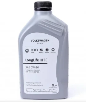 Олива 0W30 LongLife III FE (1L) VW504.00/507.00 VAG GS55545M2