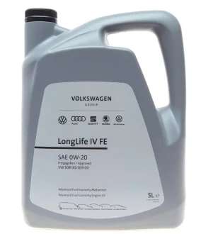 Масло 0W20 LongLife IV (5L) VW 508.00/509.00 VAG GS60577M4