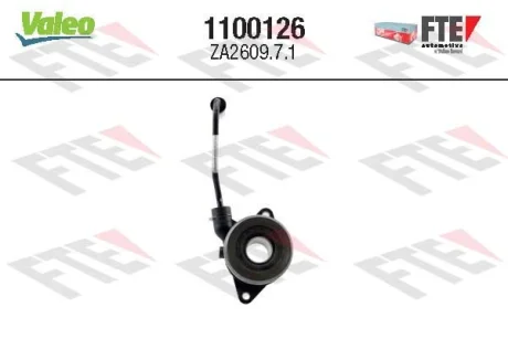 VALEO FIAT вижимний підшипник (гідравлічний) 500X Valeo 1100126
