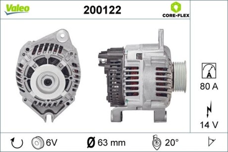 Генератор Valeo 200122