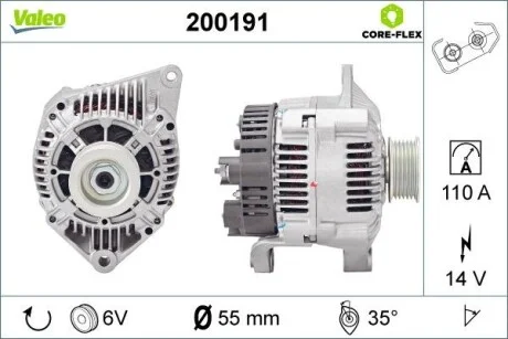 Генератор VALEO Valeo 200191