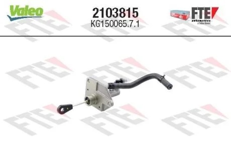 VALEO HYUNDAI Головний циліндр зчеплення SANTA FE II 05-, KIA Valeo 2103815