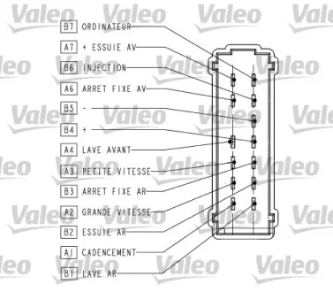Переключатель подрулевой Renault Trafic II 2.0/2.5 dCi 06- (R) (дворники/омыватель) Valeo 251566