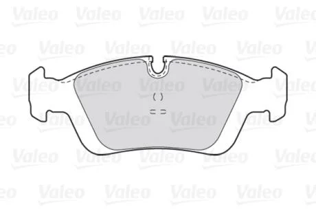 Гальмівні колодки дискові BMW 3/Z3/Z4 "1,6-3,0 "F "90-09 Valeo 301018