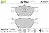 Тормозные колодки дисковые ALFA/FIAT 145-147/155/156/166/Bravo/Coupe/Marea "1,6-2,5 "F "95-10 Valeo 301023 (фото 1)