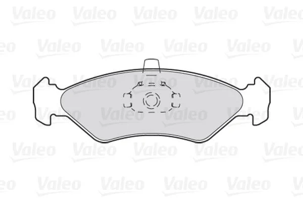 Гальмівні колодки дискові FORD/MAZDA Fiesta/Escort/121 "1,0-1,8 "F "89-08 Valeo 301043 (фото 1)