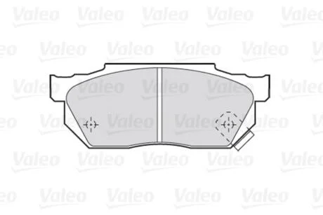 Гальмівні колодки First HONDA CRX/Civic/Prelude "F "83-95 Valeo "301047"