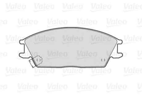Тормозные колодки дисковые HYUNDAI Accent/Getz/Lantra/Pony/SCoupe "1,1-1,6 "F "89-10 Valeo 301052