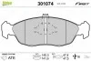 Тормозные колодки дисковые CITROEN/PEUGEOT Saxo/Xsara/106/306/Partner "1,0-2,0 "F "92-08 Valeo 301074 (фото 1)