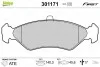 Тормозные колодки дисковые FORD Fiesta "1,0-1,8 "F "89-08 Valeo 301171 (фото 1)