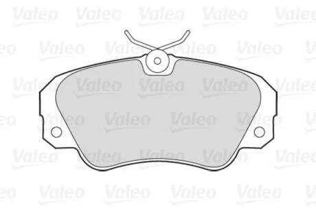 Гальмівні колодки дискові OPEL OmegaAB/SenatorB "2,0-3,6 "F "87-03 Valeo 301256
