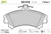 Тормозные колодки дисковые MITSUBISHI/SMART/VOLVO Carisma/Colt/Forfour/S40/V40 "1,1-2,0 "F "95-12 Valeo 301318 (фото 1)