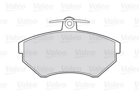 Тормозные колодки дисковые VAG Cordoba/Ibiza/Toledo/Caddy/Golf/Jetta/Passat/Vento "1,4-2,2 "F "84-04 Valeo 301330