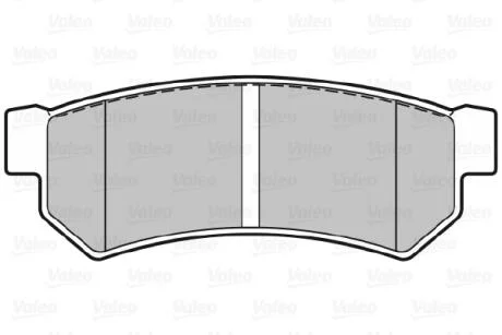 Тормозные колодки дисковые CHEVROLET Lacetti/Nubira "1,4-2,0 "R "05-11 Valeo 301343