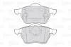 Тормозные колодки дисковые VAG A4/Cabriolet/Passat "1,6-2,8 "F "82-01 Valeo 301355 (фото 2)