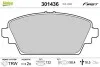 Тормозные колодки дисковые HONDA/MG Accord/ZR/ZS "1,8-2,5 "F "98-05 Valeo 301436 (фото 1)