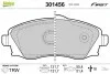 Тормозные колодки дисковые OPEL Combo/CorsaC/Meriva/Tigra "1,0-1,8 "F "00-10 Valeo 301456 (фото 1)