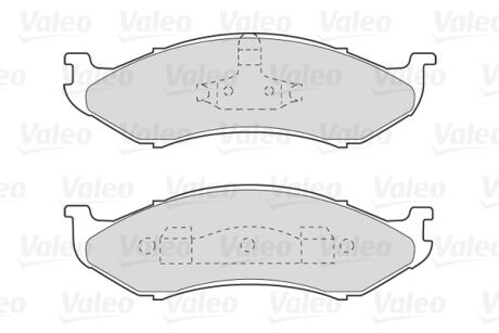 Гальмівні колодки First JEEP/KIA Cherokee/Carnival "F "84-07 Valeo "301491"