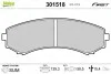 Тормозные колодки дисковые MITSUBISHI Grandis/Pajero "2,0-3,8 "F "00>> Valeo 301518 (фото 1)