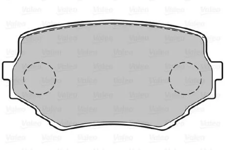Тормозные колодки дисковые SUZUKI GrandVitara/Vitara "1,6-2,7 "F "90-03 Valeo 301534