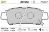 Тормозные колодки дисковые YOYOTA Avensis/Previa "2,0-2,4 "R "00-09 Valeo 301542 (фото 1)
