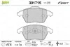 Тормозные колодки дисковые CITROEN/PEUGEOT C4/207/208/3008/307/308/RCZ "1,6-2,0 "F "03>> Valeo 301715 (фото 1)