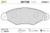 Тормозные колодки дисковые CITROEN/NISSAN/PEUGEOT/RENAULT Xsara/Kubistar/Kangoo "1,2-1,9 "F "93>> Valeo 301726 (фото 1)