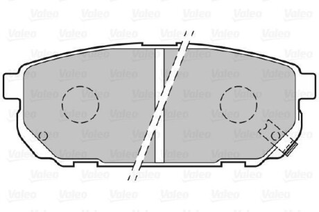 Тормозные колодки дисковые KIA Sorento "2,4-3,5 "R "02>> Valeo 301823