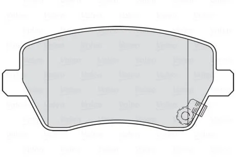 Тормозные колодки дисковые OPEL/SUZUKI Agila/Splash/Swift "1,0-1,6 "F "05>> Valeo 301847