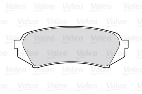 Тормозные колодки дисковые LEXUS/TOYOTA LX470/LandCruiser100 "4,2-4,7 "R "98-08 Valeo 301865 (фото 1)