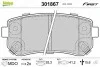 Тормозные колодки дисковые HYUNDAI/KIA i30/ix35/Picanto/Sportage "1,0-2,0 "R "07>> Valeo 301867 (фото 1)
